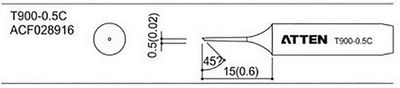 ATTEN T900-0.5C SOLDERING TIP 0,5mm