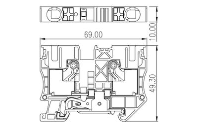 Dinkle DP10-PE, GTB C2, pushin, 0.5-16mm2, GY