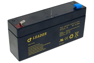 CT-Leader 6V 3,2Ah SEALED LEAD ACID BATTERY