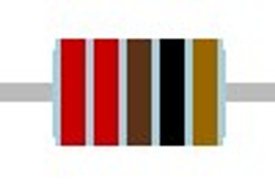 METAL FILM RESISTOR 0,6W: 221ohm