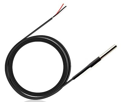 One Wire Waterproof Temperature Sensor 10m