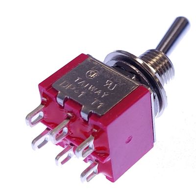 2-POLE SMALL TOGGLE SWITCH ON/ON