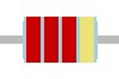 METAL OXIDE FILM RESISTOR 1W: 2,2kohm