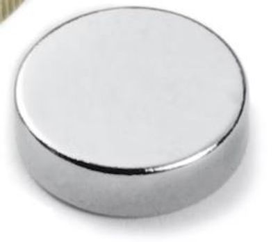 NEODELTAMAGNET DIA 10x3 MM, Sn coat