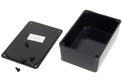 BLACK PLASTIC BOX 27x48x75mm BLACK PLASTIC BOX 27x48x75mm