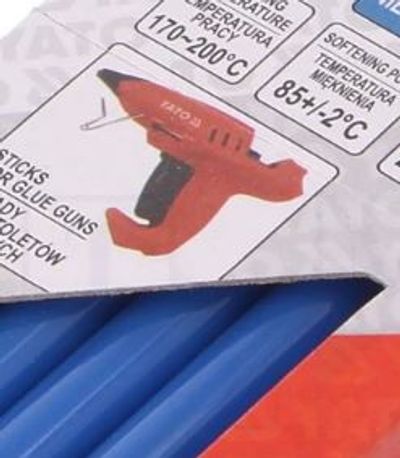 HOT GLUE STICK 7mm BLUE 12pcs