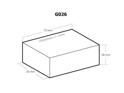 PLASTIC ENCLOSURE 72x50x28mm musta PLASTIC ENCLOSURE 72x50x28mm musta