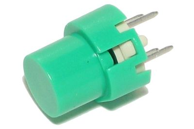 ROUND MOMENTARY TACTILE SWITCH N.O. SPST GREEN