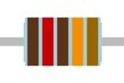 METAL FILM RESISTOR 0,6W: 121kohm