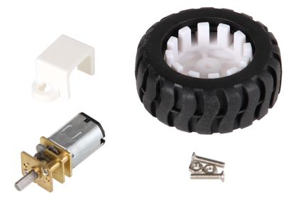 MICRO METAL GEAR MOTOR WITH WHEEL 6V 300RPM