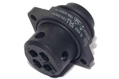 BINDER 693 4-PIN PANEL MALE