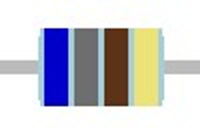 METAL OXIDE FILM RESISTOR 1W: 680ohm