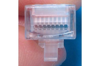 RJ45 CONNECTOR FOR CAT5-UTP SOLID CABLE
