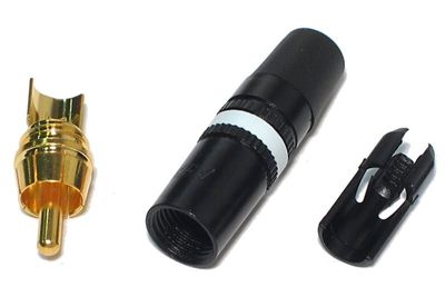 Neutrik RCA MALE WHITE