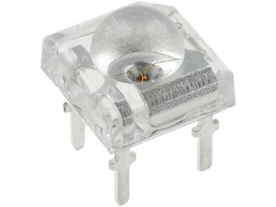 LED 7,62x7,62mm RED 4000mcd 60deg