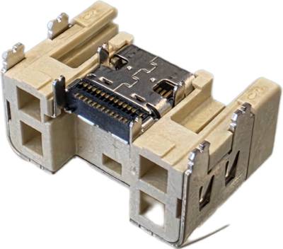 Hirose AU1FR-24P(805) A-Key USB Type-C PCB connector, SMT horizontal mounting