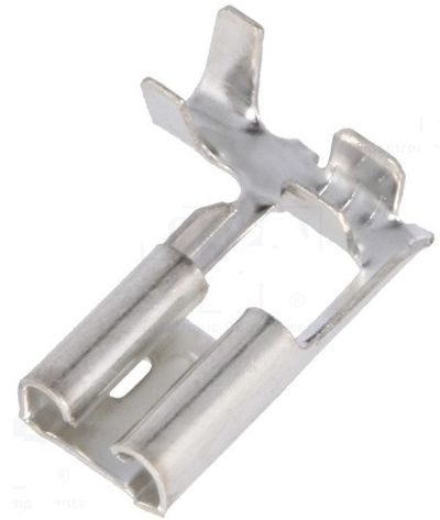 PUSH-ON 4,8mm FEMALE METAL ANGLE PUSH-ON 4,8mm FEMALE METAL ANGLE