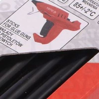 HOT GLUE STICK 7mm BLACK 12pcs