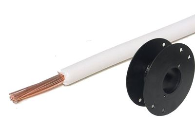 EQUIPMENT WIRE 1,00mm2 WHITE 100m roll EQUIPMENT WIRE 1,00mm2 WHITE 100m roll