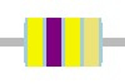 METAL OXIDE FILM RESISTOR 1W: 470kohm