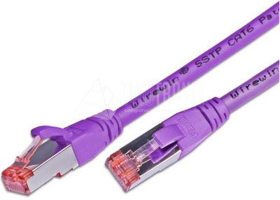 CAT6 PATCH CABLE SHIELDED S/FTP 3m violet