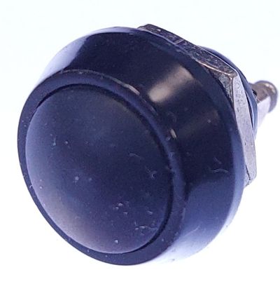 Closing push-button switch IP65 2A 36V black