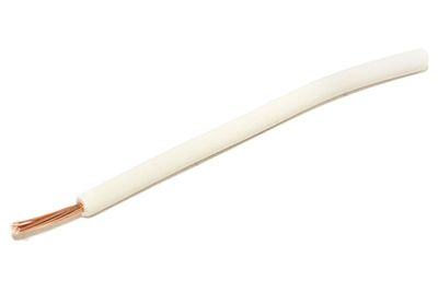 EQUIPMENT WIRE 0,50mm2 WHITE 1m