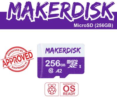 MakerDisk 256GB microSD MEMORY CARD