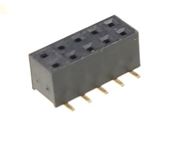 2,0mm female 2x5 smd no peg flash Au 2,0mm female 2x5 smd no peg flash Au