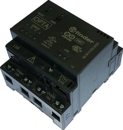 Finder Opta ADVANCED_PROGRAMMABLE LOGIC RELAY (PLR) Base+Modbus+Wifi