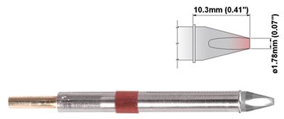 Thermaltronics K80 SOLDER TIP 1,78mm CHISEL 30°