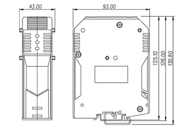 Dinkle DK240, SLFTB C2, 1kV 415A, screw, 95-240mm2, BG Dinkle DK240, SLFTB C2, 1kV 415A, screw, 95-240mm2, BG