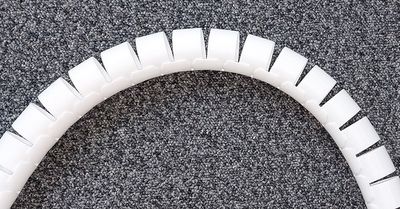 Spiral Sleeve, 32mm, Polypropylene, White