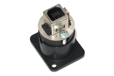 USB A/B FEMALE XLR PANEL FIT CONNECTOR
