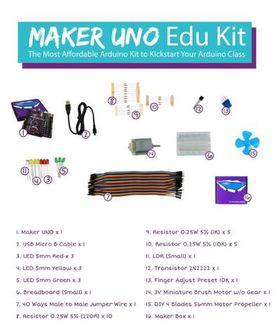 Cytron ARDUINO : Maker UNO Edu Kit