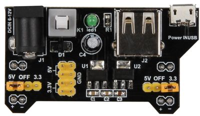 5V/3.3V VOLTAGE SUPPLY FOR BREADBOARD