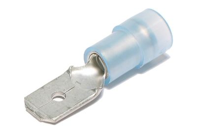 Abiko PUSH-ON CONNECTOR 6,3x0,8mm MALE BLUE Abiko PUSH-ON CONNECTOR 6,3x0,8mm MALE BLUE
