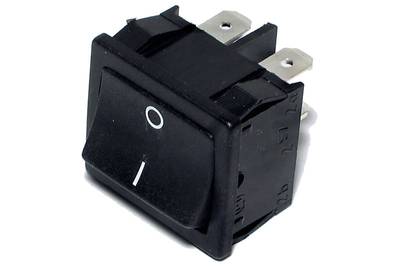 Rocker switch 2-pole ON/OFF 6A 250VAC Rocker switch 2-pole ON/OFF 6A 250VAC