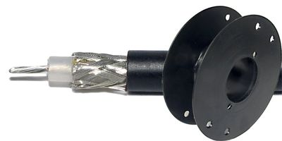 COAXIAL CABLE 50ohm RG58 BLACK 500m REEL