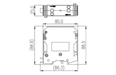 Dinkle DK95, SLFTB C2, 1kV 232A, screw, 35-120mm2, BG
