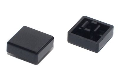 SQUARE TACTILE SWITCH CAP BLACK