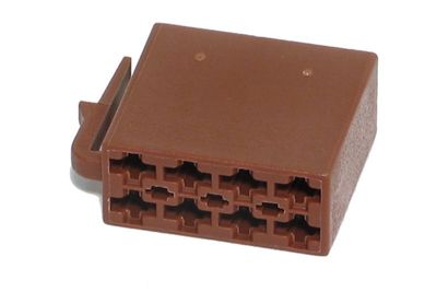 ISO 10487 CAR RADIO CONNECTOR "BROWN"