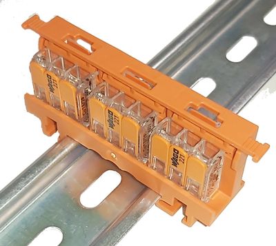 WAGO 221-4x (4mm2) DIN RAIL HOLDER