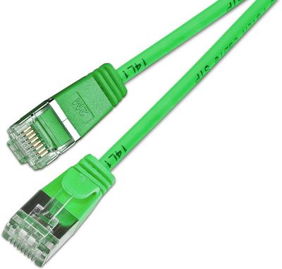 CAT6 LIGHTPATCH U/FTP 0,25m green
