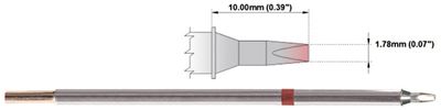 Thermaltronics SOLDER TIP 1,78mm CHISEL 30° (STTC-837)