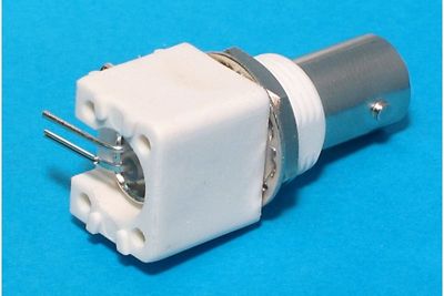 BNC CONNECTOR FEMALE INSULATED PCB/PANEL MOUNT ANGLE (50ohm) BNC CONNECTOR FEMALE INSULATED PCB/PANEL MOUNT ANGLE (50ohm)