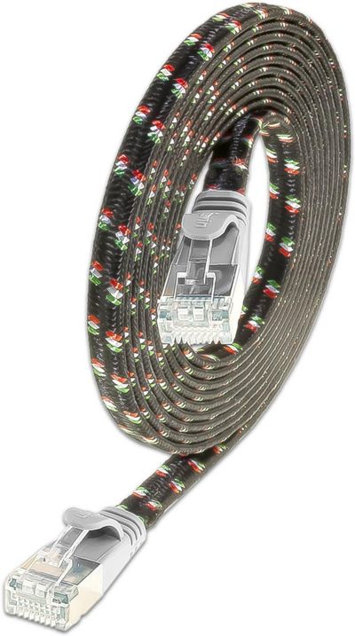 CAT6 FLAT NETWORK CABLE U/FTP TOUGH 3m grey