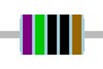 METAL FILM RESISTOR 0,6W: 750ohm