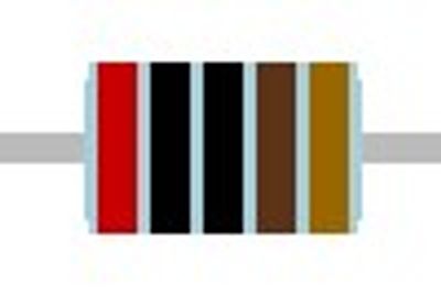 METAL FILM RESISTOR 0,6W: 2kohm