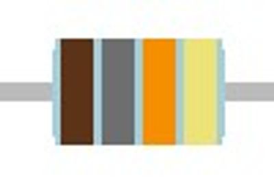 METAL OXIDE FILM RESISTOR 1W: 18kohm